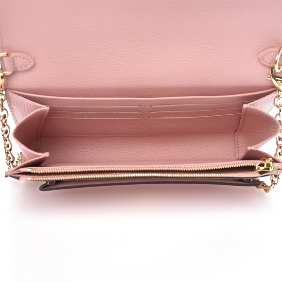 LOUIS VUITTON Beautiful Vavin Chain Classic Empreinte Signature Wallet Purse - Picture 2 of 9